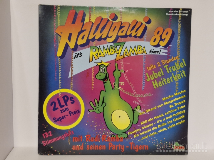 2 LP Rudi Ramba Und Seine Party Tiger – Halligalli 89