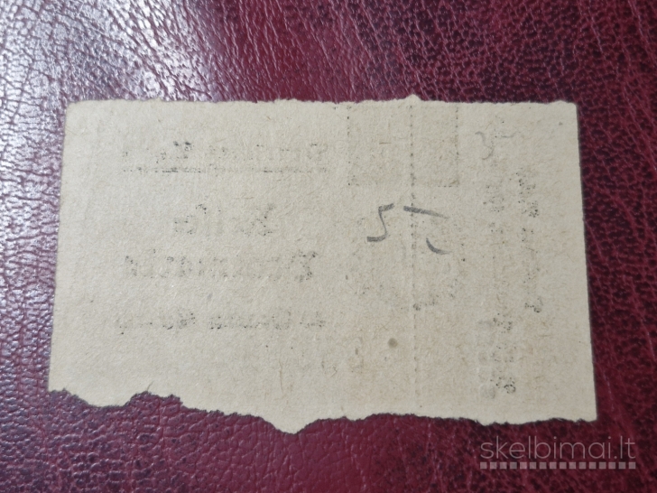 Originalus IWW Vokietijos Reicho duonos talonas