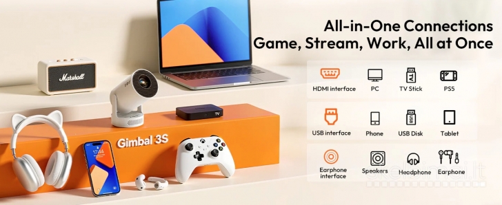 NAUJAS XGODY 3S 4K TV PROJEKTORIUS