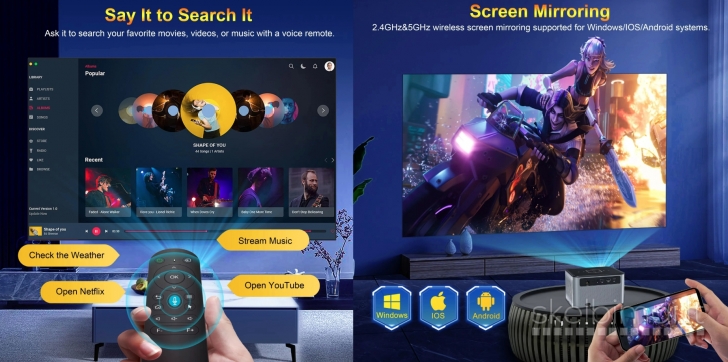 NAUJAS XNANO X3 Pro 4K PROJEKTORIUS