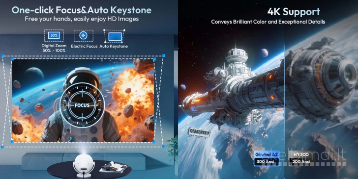 NAUJAS XGODY A2 4K PROJEKTORIUS