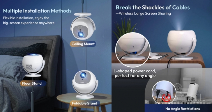 NAUJAS XGODY A2 4K PROJEKTORIUS