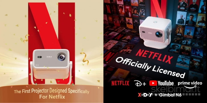 NAUJAS XGODY N6 4K PROJEKTORIUS