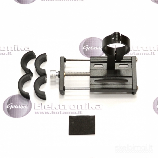 668 Prie dviračio tvirtinamas metalinis laikiklis telefonui Forever Outdoor