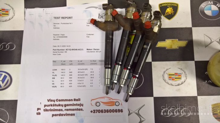 Kuro purkštukai Peugeot-Boxer. 6C1Q-9K546-AC