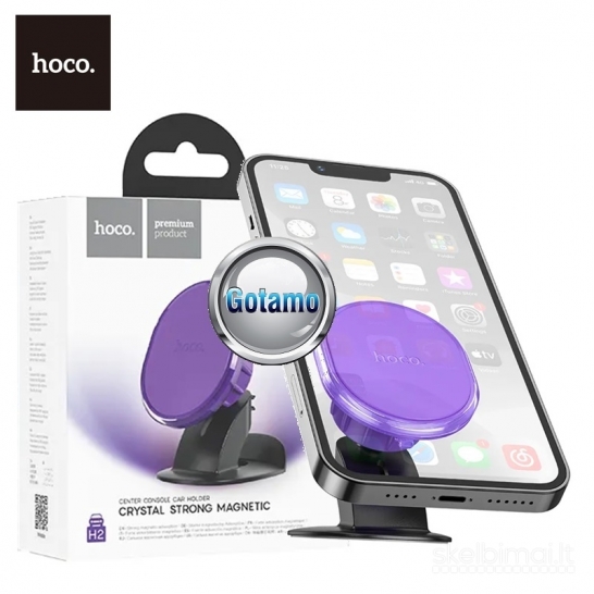 671 Prie panelės tvirtinamas magnetinis auto laikiklis telefonui Hoco Console
