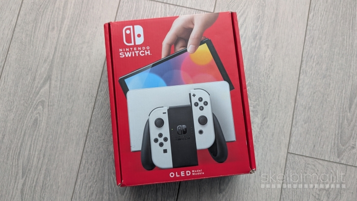 Nintendo Switch Oled 64gb + 31 žaidimų