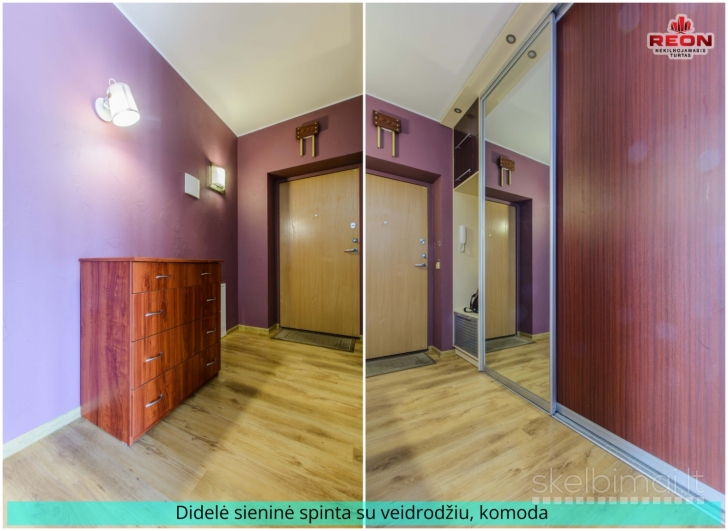 NUOMOJAMAS ŠVIESUS DVIEJŲ KAMBARIŲ BUTAS Š. MIESTELYJE!