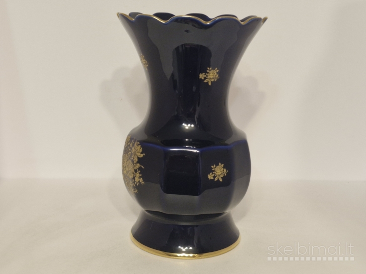 Bavaria kobalto porceliano vaza ~ 20cm.