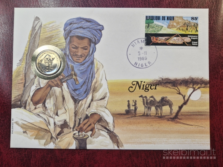 Vakarų Afrika (BCEAO) 50 frankų, 1987 KM# 6 Num.v.