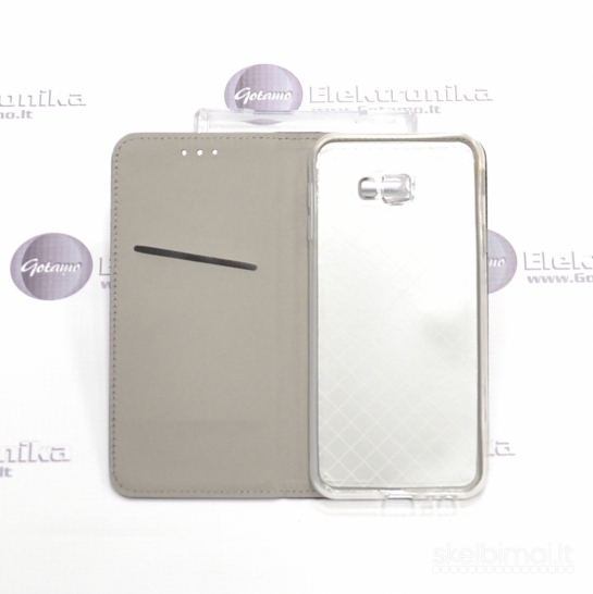 674 Re-Grid magnetinis dėklas Samsung Galaxy J4+ (2018) telefonui