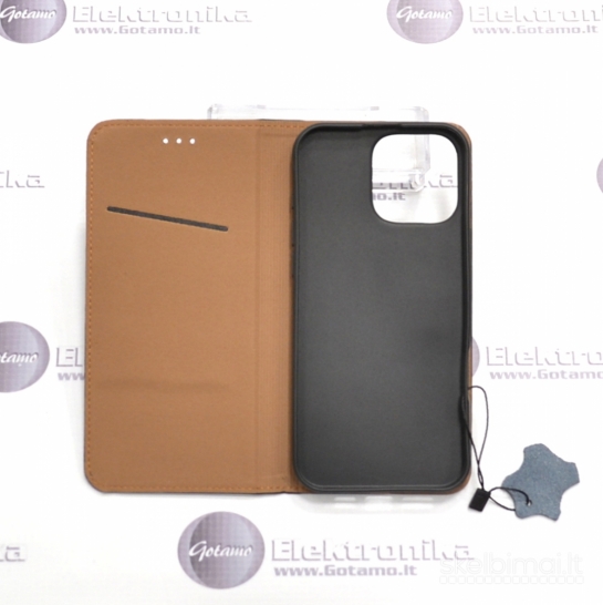 676 Gotamo Vintage natūralios odos dėklas Apple iPhone 16 Pro Max