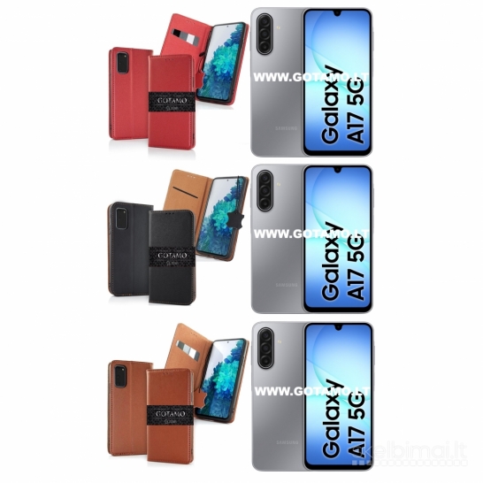 677 Gotamo Vintage natūralios odos dėklai Samsung Galaxy A17 WWW.GOTAMO.LT