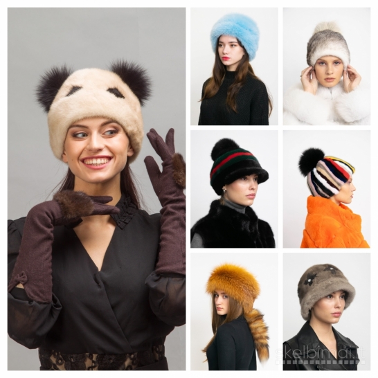 Kailiniai, kailiniai aksesuarai. Furs,fur hats