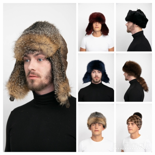 Kailiniai, kailiniai aksesuarai. Furs,fur hats
