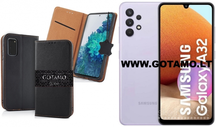 680 Gotamo Vintage natūralios odos dėklai Samsung Galaxy A32 WWW.GOTAMO.LT