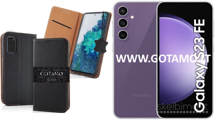682 Gotamo Vintage natūralios odos dėklai Samsung Galaxy S23 FE WWW.GOTAMO.LT
