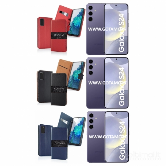 125 Gotamo Vintage natūralios odos dėklai Samsung Galaxy S24 WWW.GOTAMO.LT
