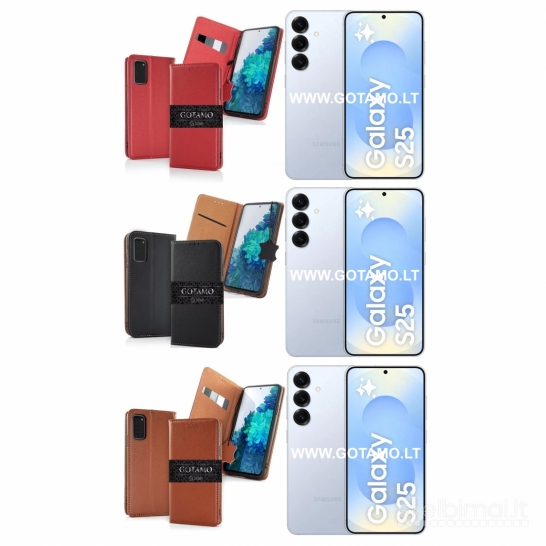 683 Gotamo Vintage natūralios odos dėklai Samsung Galaxy S25 WWW.GOTAMO.LT
