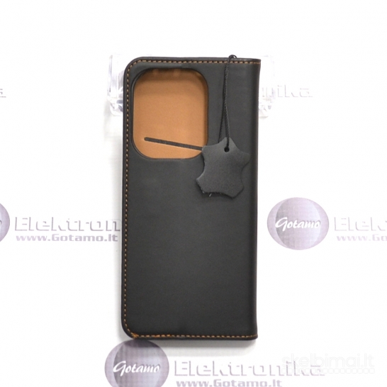 689 Gotamo Vintage natūralios odos dėklas Xiaomi Redmi Note 13 Pro 4G