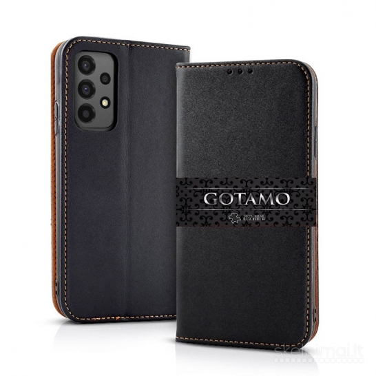 689 Gotamo Vintage natūralios odos dėklas Xiaomi Redmi Note 13 Pro 4G