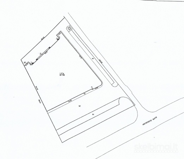 Parduodamas naujos statybos 3603,94 m² komercinės paskirties pastatas