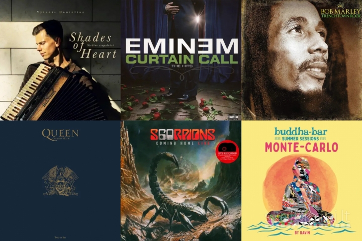 Naujos nepraplėštos plokštelės