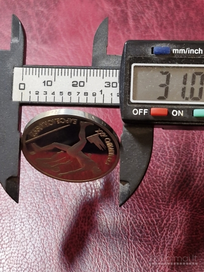 SSRS 1 rublis, 1991 Y# 300 Šuolis į tolį