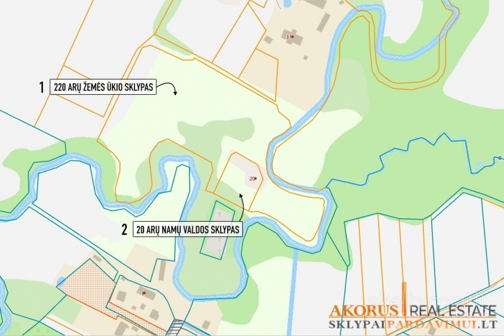 akorus.lt - sklype miškas, ribojasi su upe