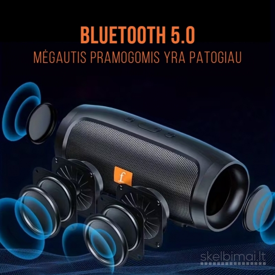 Bluetooth kolonėlė nešiojamas belaidis garsiakalbis "CHARGE MINI 3"