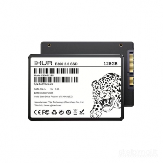 IXUR SATA III 6Gb/s SSD vidaus kietasis diskas – 128 GB