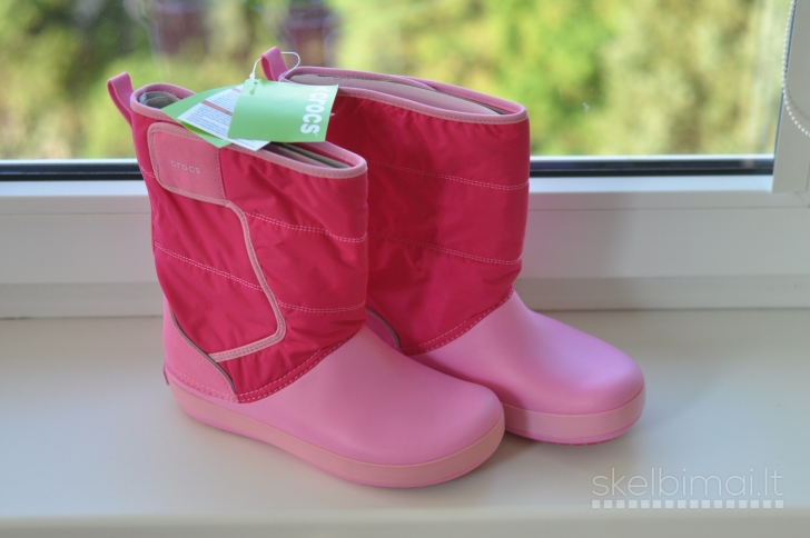 Nauji Crocs lodgepoint snow J6 38 dydis Kaina - 34eur