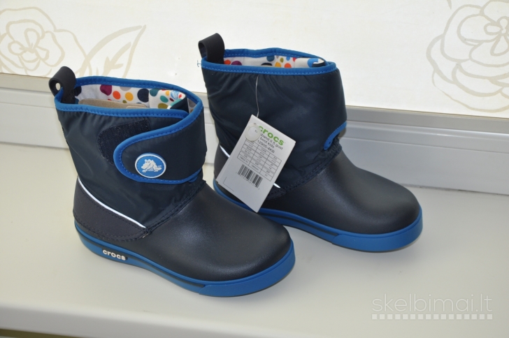 Nauji Crocs c8 24-25, c11 28-29, c12 29-30, c13 30-31, J1 32 dydis Kaina - 36eur