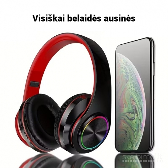 Belaidės ausinės su USB-C įkrovimu, baltos spalvos