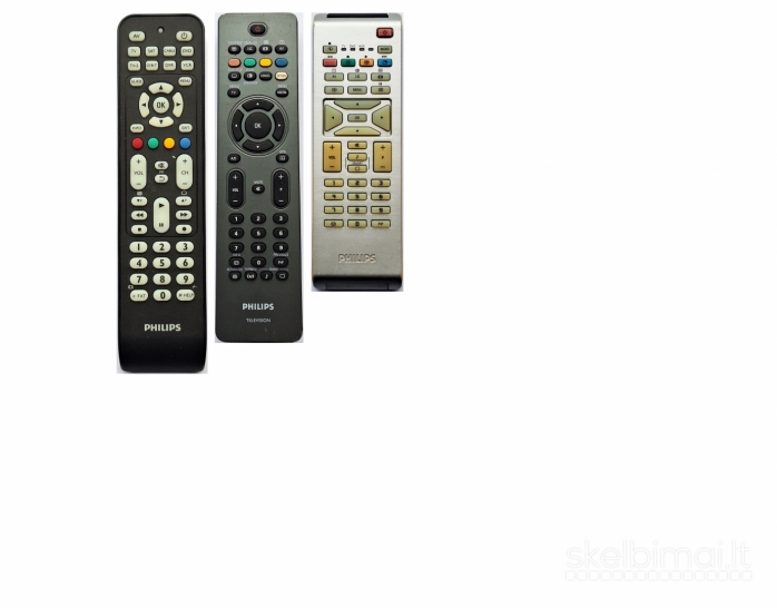 Nuotoliniai pulteliai VHS, video kameros, DVD, TV