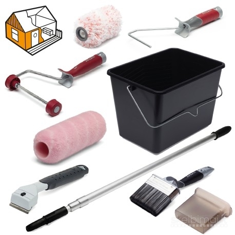 Kokybiškas sienų dažymas