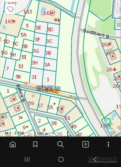 PARDUODAMAS ŽEMĖS SKLYPAS MAŽEIKIŲ R., REIVYČIŲ K., FALSBERGO G. 5K.