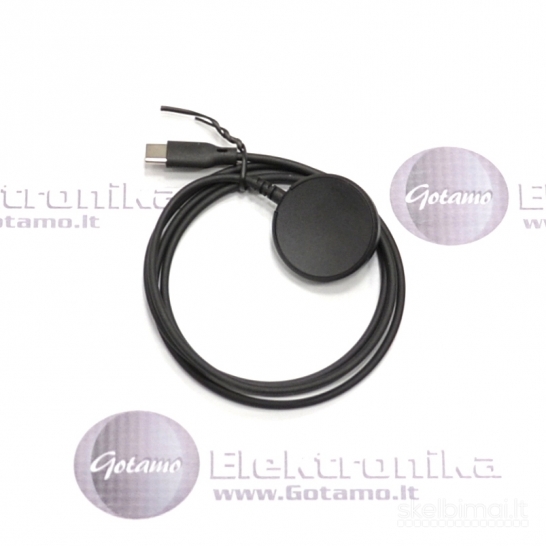 704 Magnetinis įkrovimo laidas padukas Samsung laikrodžiams bekontaktis Type-C