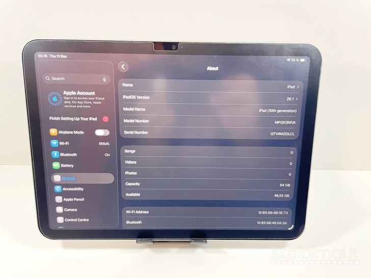 Planšetinis kompiuteris Apple iPad 10th