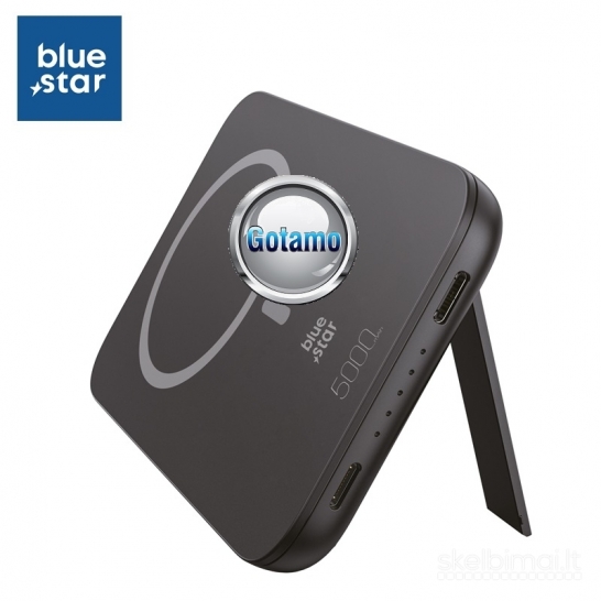 709 5000mAh 5W MagSafe Blue Star belaidė išorinė baterija (Power Bank)