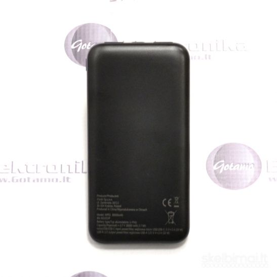 710 10000mAh Moonx išorinė baterija akumuliatorius (Power Bank)