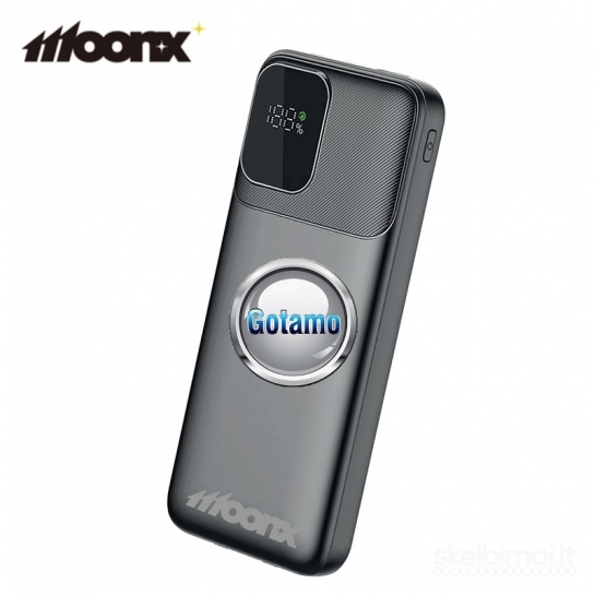 711 10000mAh 20W Moonx išorinė baterija akumuliatorius (Power Bank)