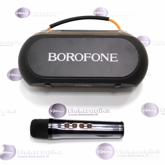 713 Bluetooth garsiakalbis su karaoke ir mikrofonu Borofone Wireless 4H 16W