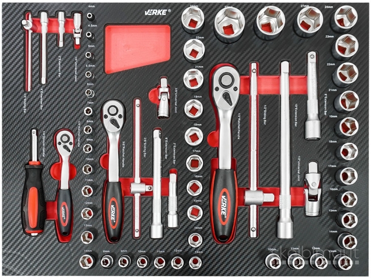 7 stalčių spintelė su įrankiais