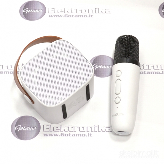 714 Bluetooth garsiakalbis kolonėlė su karaoke ir mikrofonu maXlife 5W