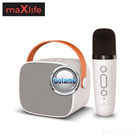 714 Bluetooth garsiakalbis kolonėlė su karaoke ir mikrofonu maXlife 5W