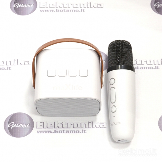 714 Bluetooth garsiakalbis kolonėlė su karaoke ir mikrofonu maXlife 5W
