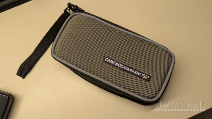 Game Boy Advance SP AGS-101 + 3vnt žaidimai + dėklas