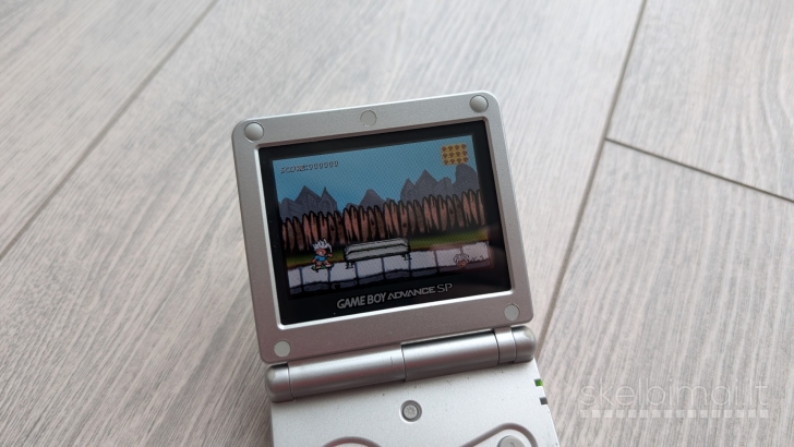 Game Boy Advance SP AGS-101 + 3vnt žaidimai + dėklas