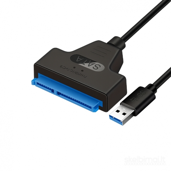 USB 3.0 į SATA adapteris 2.5 SSD ir HDD diskams